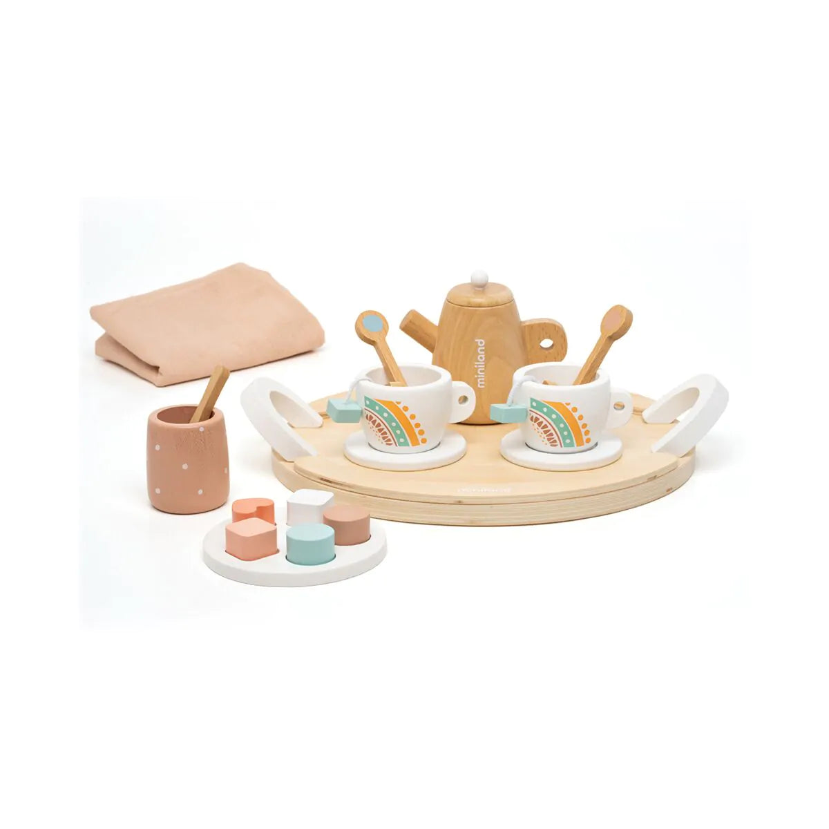 Miniland Wooden Tea Set