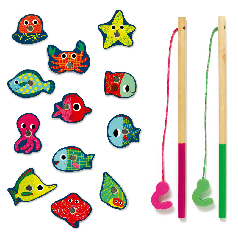 Djeco Coloured Fishing Game