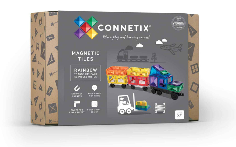 Connetix Magnetic Connetix Rainbow Transport Set