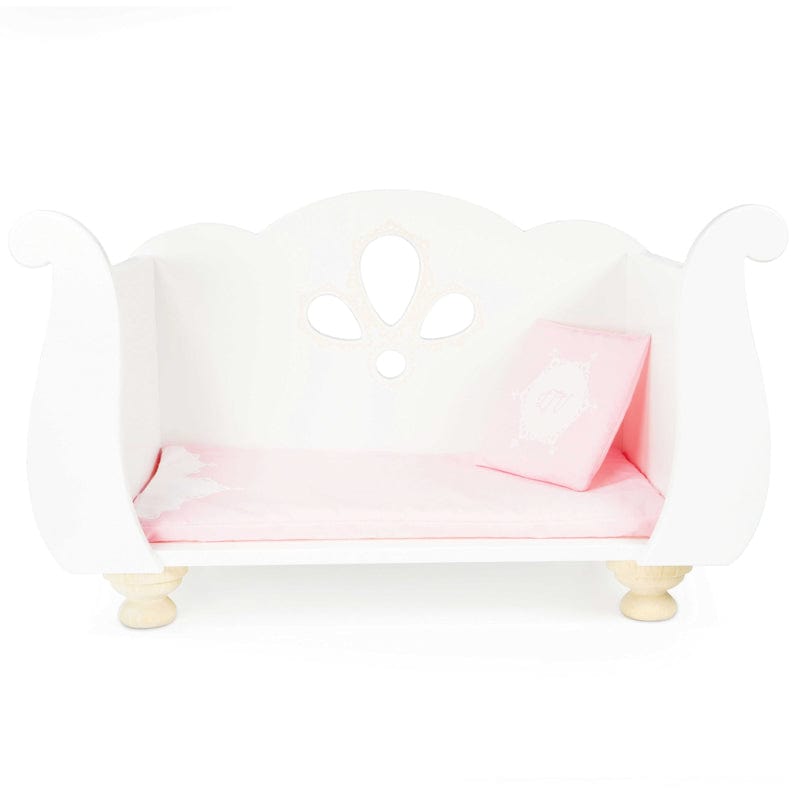 Le Toy Van Dolls and Accessories Honeybake Dolly Cot Sleigh - Damaged Box Cot Fine