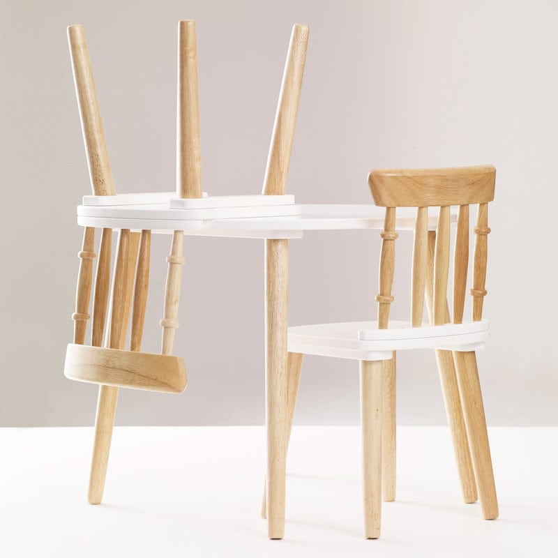 Le Toy Van Outdoor and Storage Honeybake Spindle Table and 2 Chairs