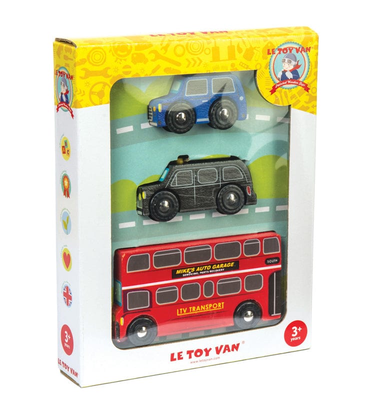 Le Toy Van Toy Garages & Vehicles Little London Vehicle Set