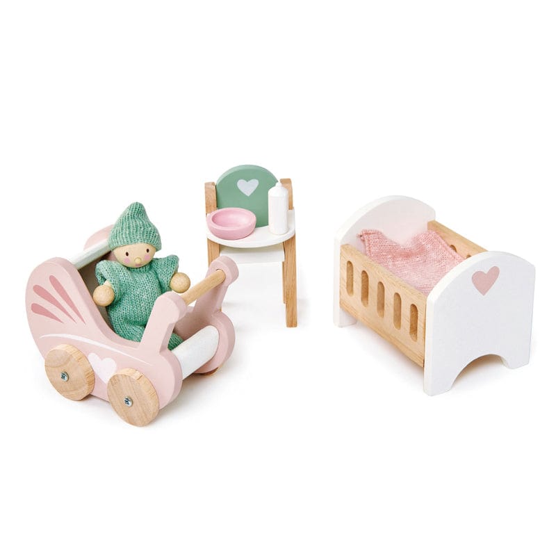 Tender Leaf Toys Doll Houses and Furniture Dovetail Nursery Set