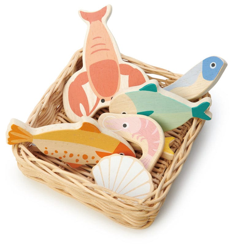 Tender Leaf Toys In the Kitchen Seafood Basket
