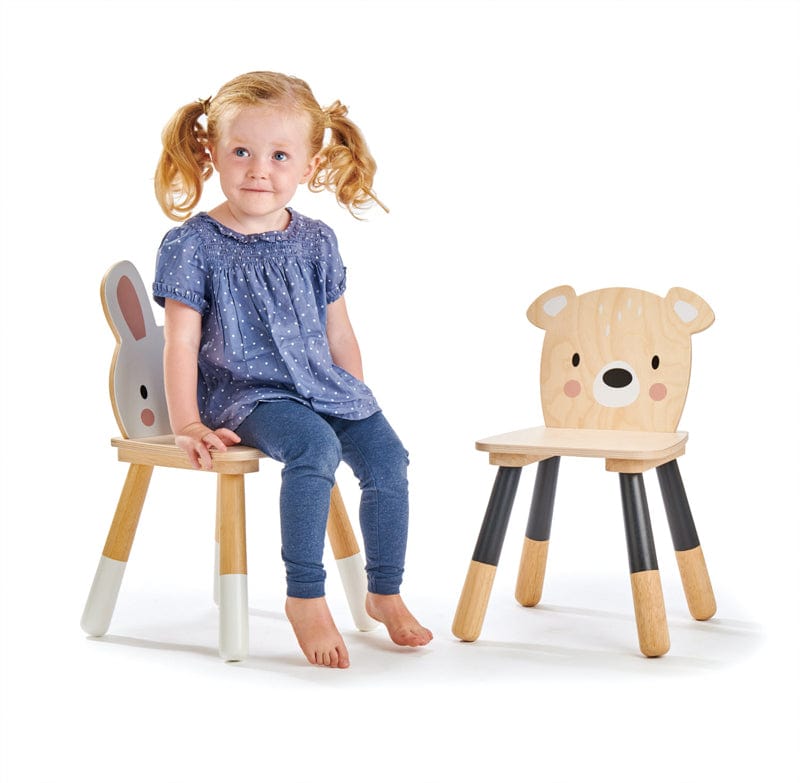 Tender Leaf Toys Outdoor and Storage Tender Leaf Forest Kids Wooden Table and 2 Chairs