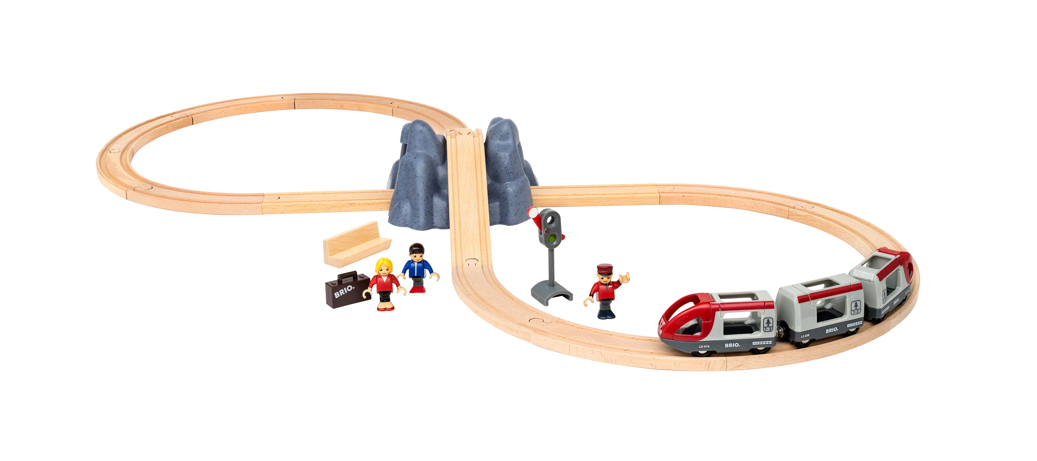 Brio Train Set - Railway Starter Set "A"- 26 pieces