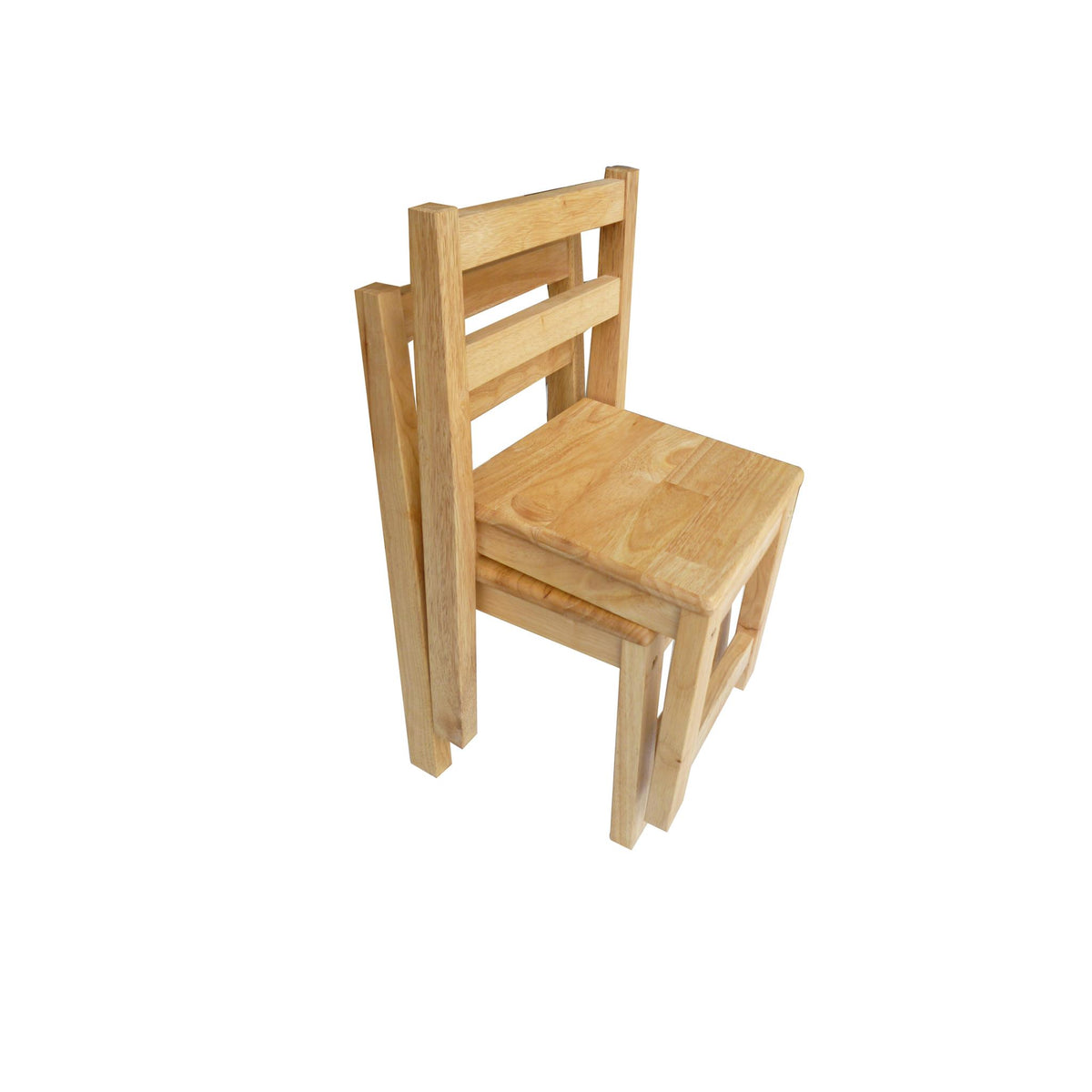 Rubber wood Standard Chairs – Set of 2
