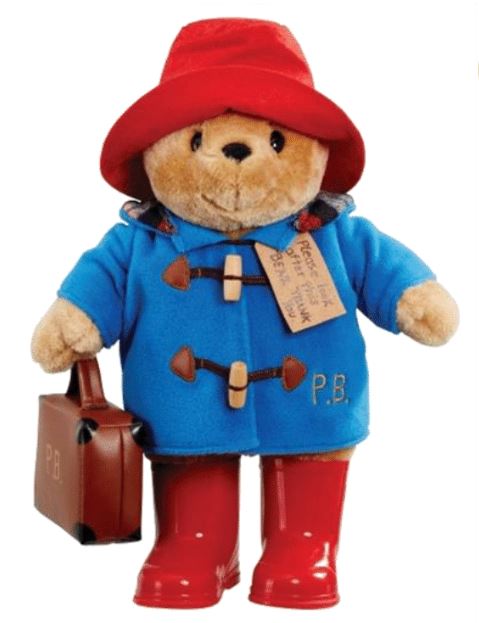 Paddington With Boots Embroidered Coat & Suitcase Large