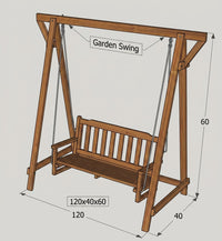 Maculata Kids Outdoor Garden Swing
