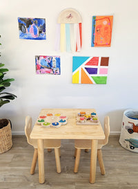 Classic Square Table and 2 Chairs