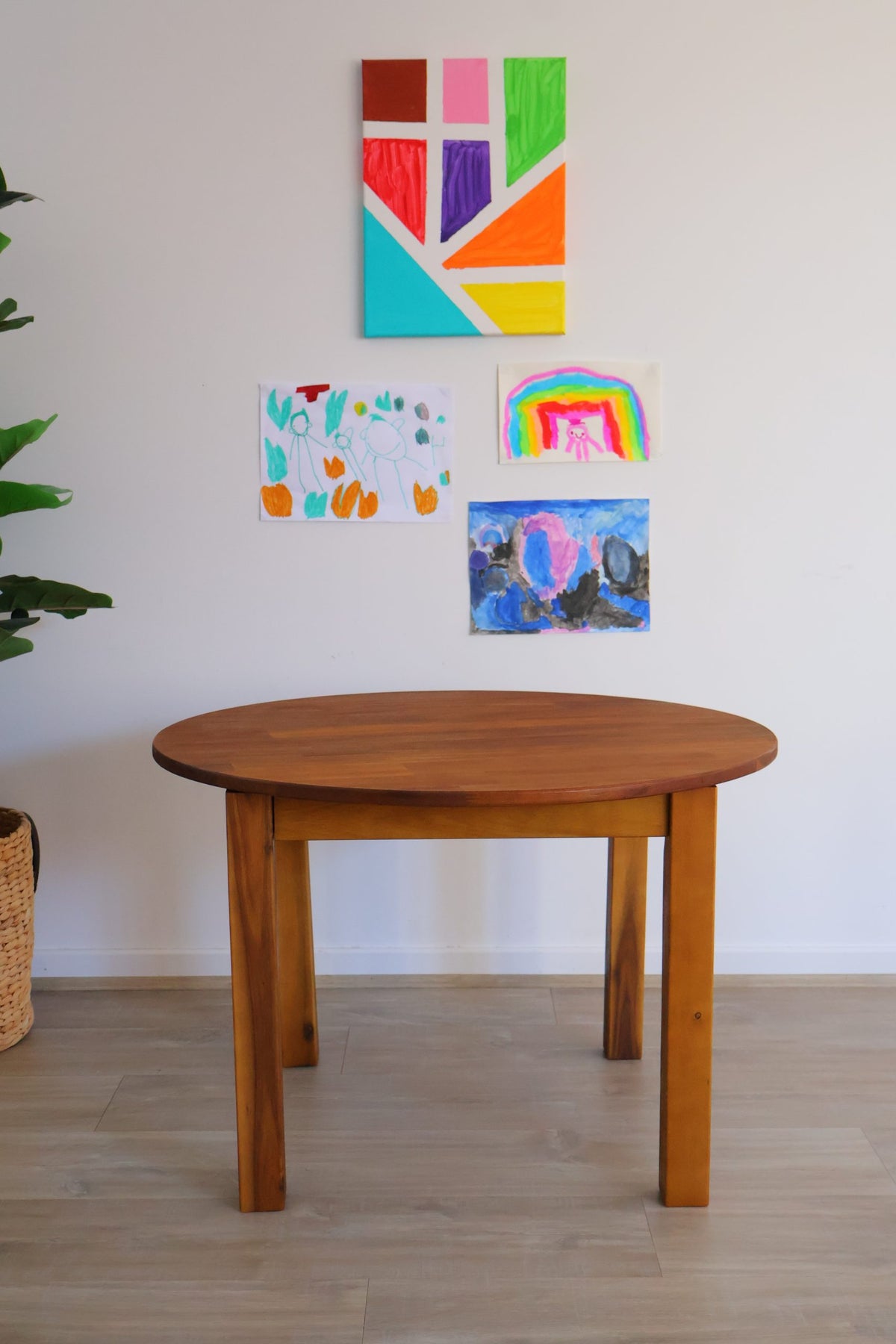 Round table 75 Acacia