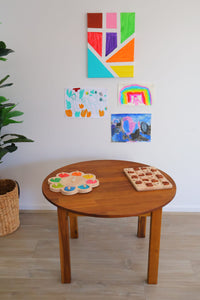Round table 75 Acacia