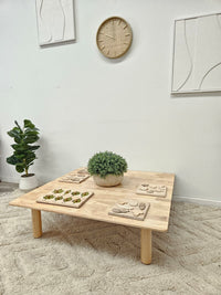 Square low table