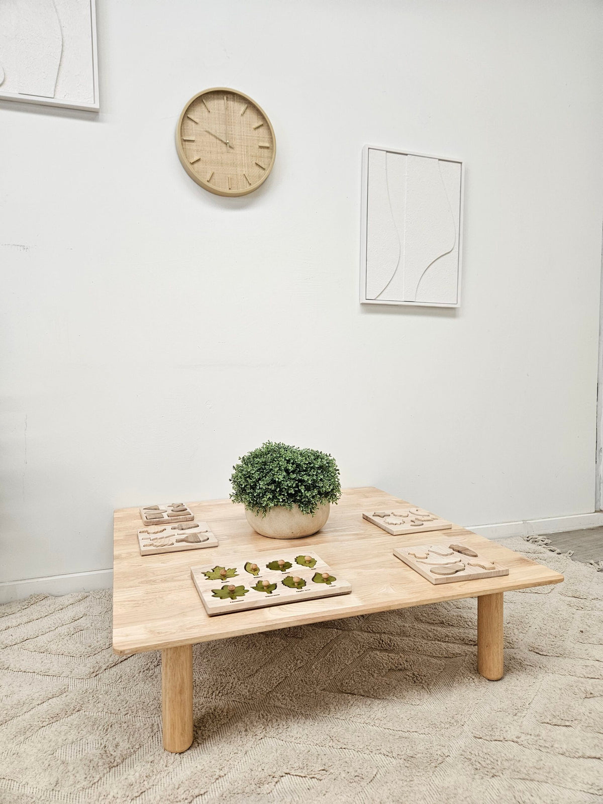 Square low table