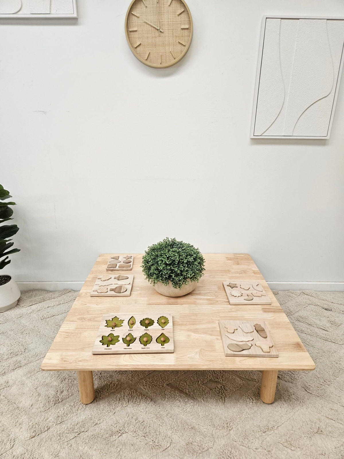 Square low table