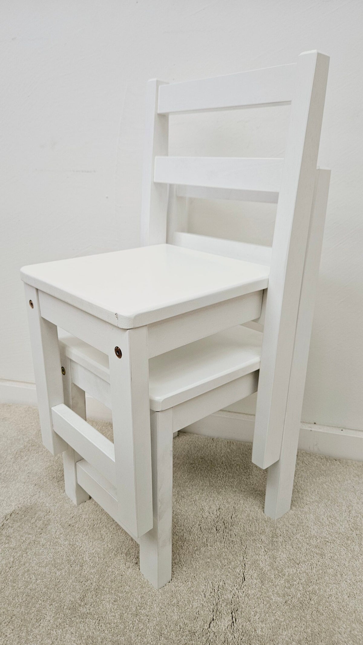 White timber Standard Chairs – Set of 2