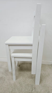 White timber Standard Chairs – Set of 2