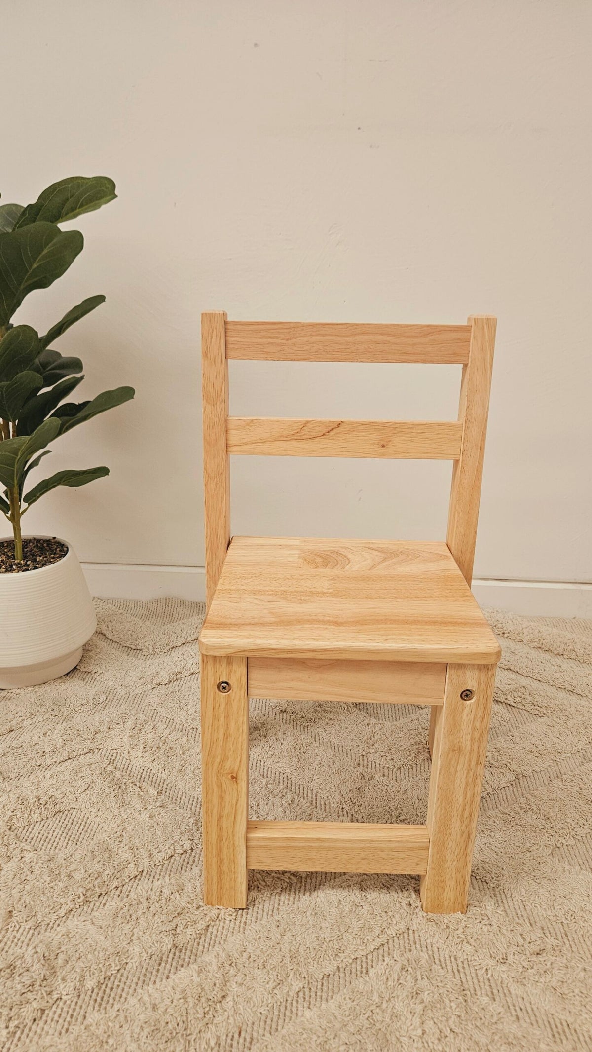 Rubber wood Standard Chairs – Set of 2