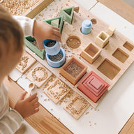 QToys 3D sorting and nesting board