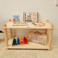Montessori 2 Tier Shelf