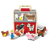 Melissa and Doug Take Along Sorting Barn