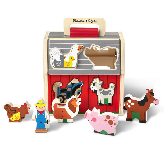 Melissa and Doug Take Along Sorting Barn