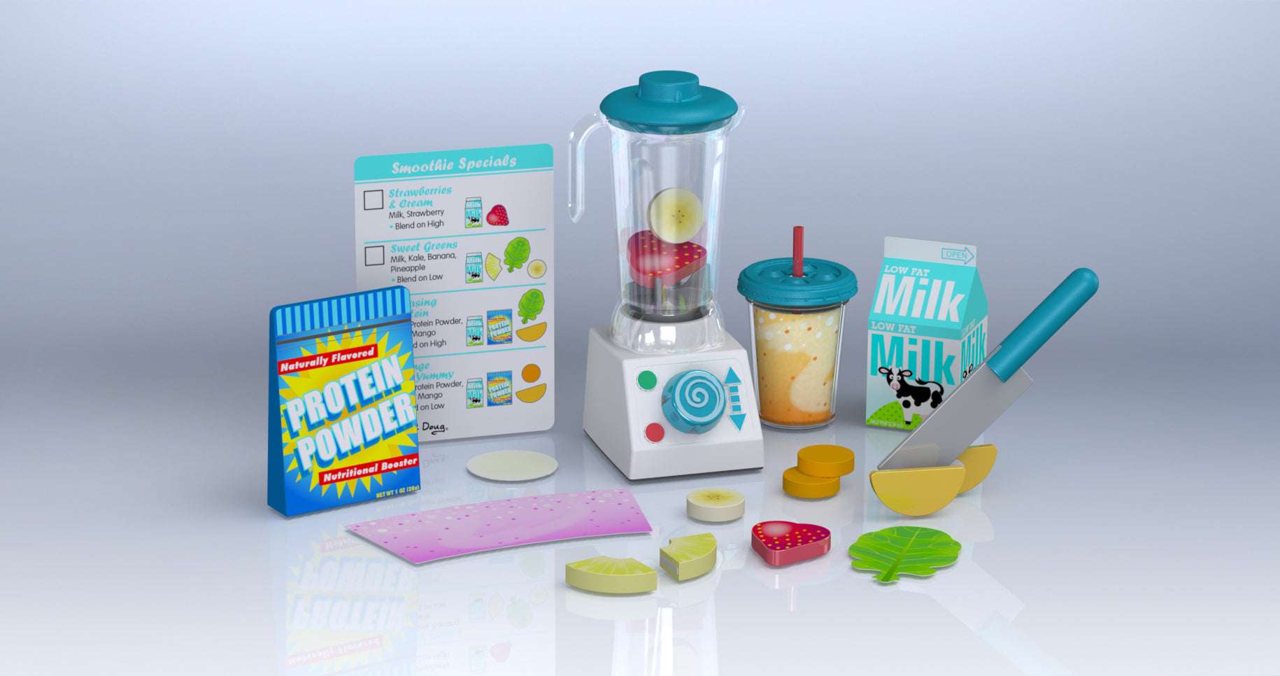 Melissa & Doug - Smoothie Maker Blender Set