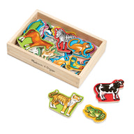 Melissa and Doug Animal Magnets In A Box of 20