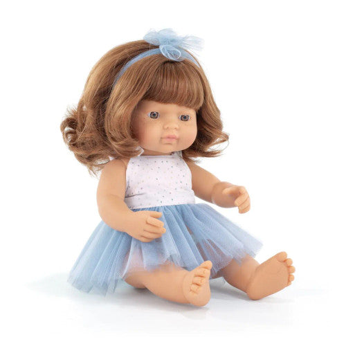 Miniland My Friends & Me - Redhead Caucasian Girl 38cm Baby Doll