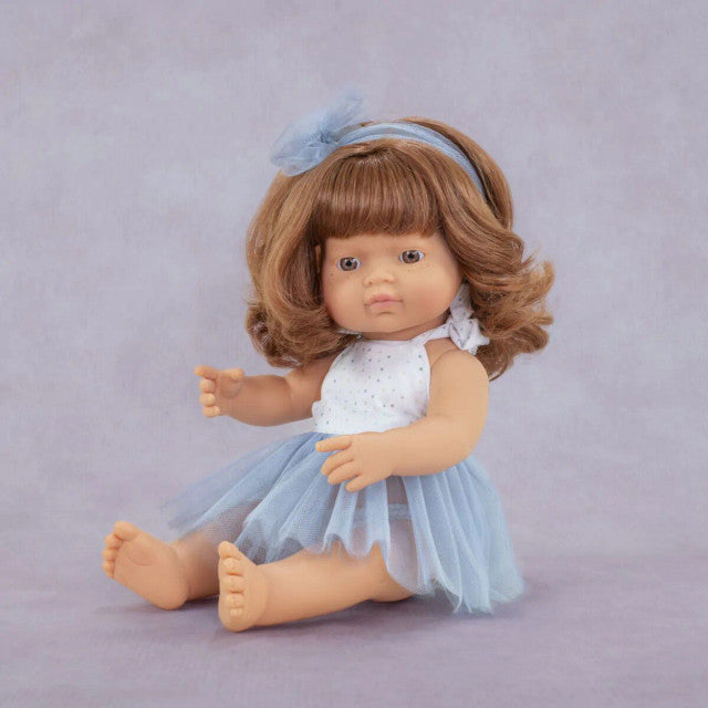 Miniland My Friends & Me - Redhead Caucasian Girl 38cm Baby Doll