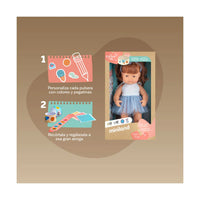 Miniland My Friends & Me - Redhead Caucasian Girl 38cm Baby Doll