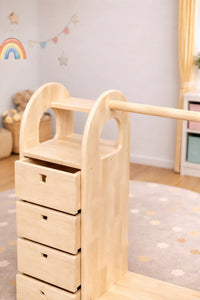 Montessori Wardrobe with Drawers
