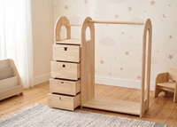 Montessori Wardrobe with Drawers