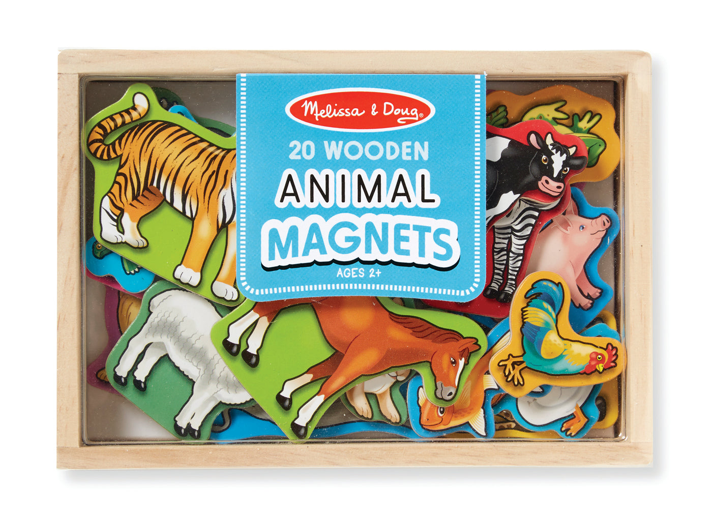 Melissa and Doug Animal Magnets In A Box of 20