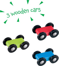 Early Learning Centre Wooden Click Clack Race Track