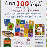 First 100 Numbers And Shapes Bingo Game