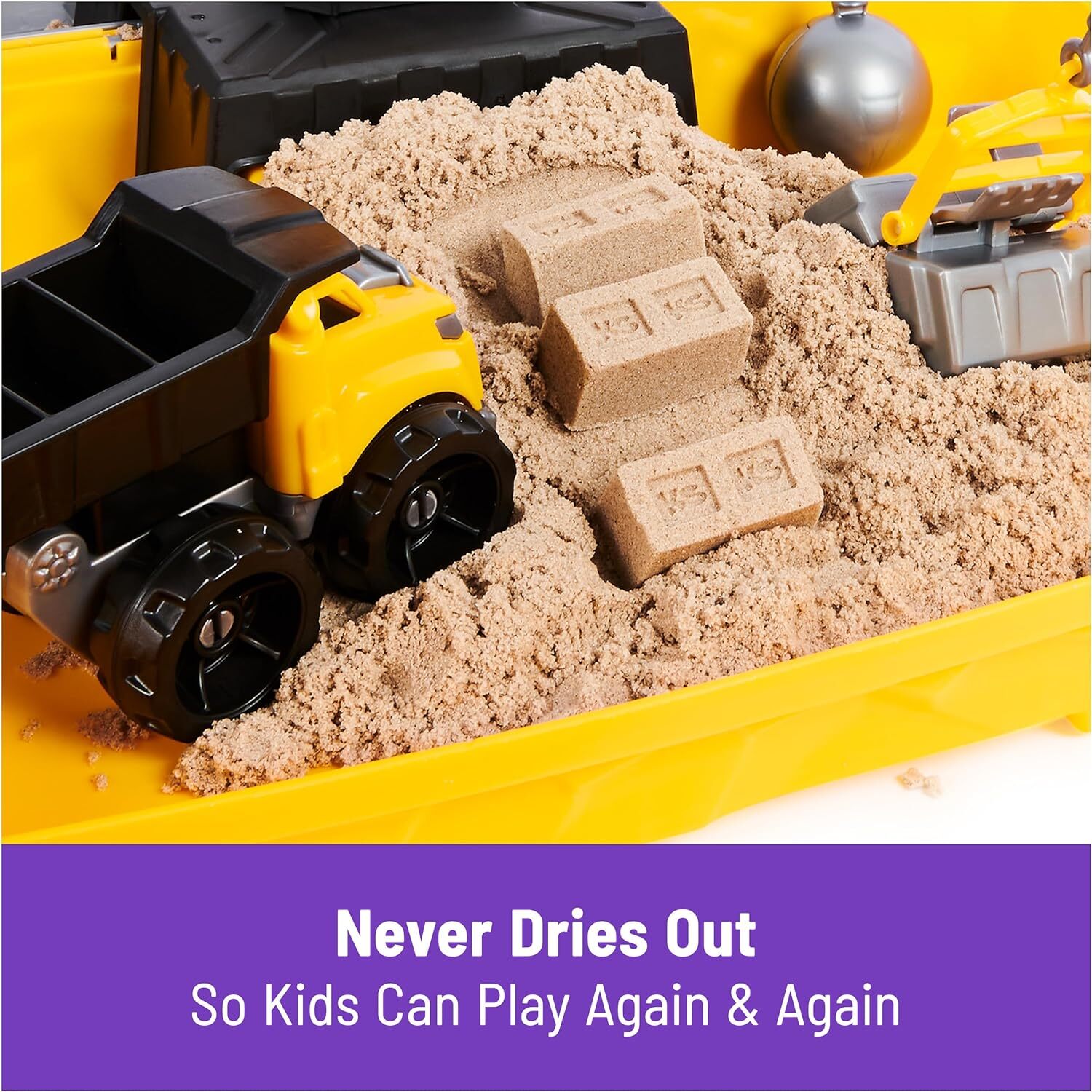 Kinetic Sand Construction Folding Sandbox