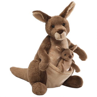 Jirra Kangaroo With Removable Joey