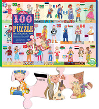 eeBoo 100 PC Puzzle - Children of World