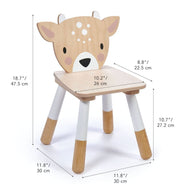 Tender Leaf Forest Deer chair