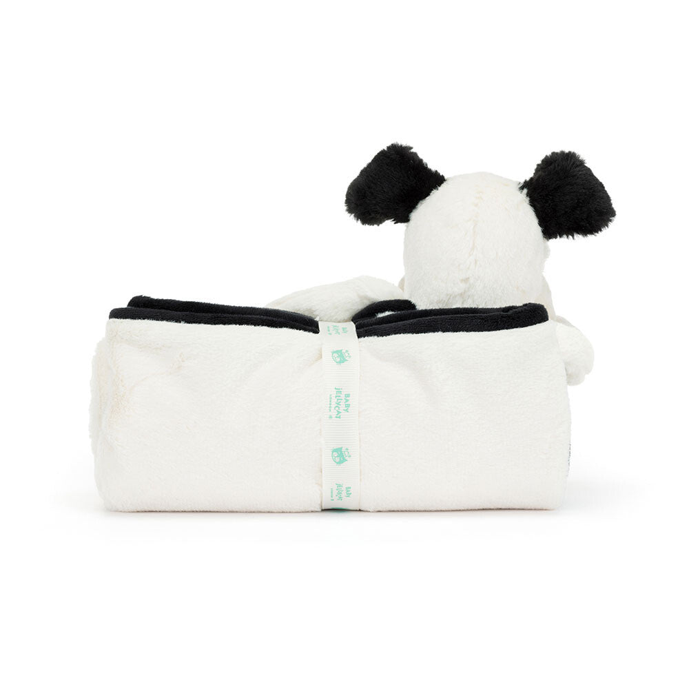 Jellycat Bashful Black & Cream Puppy