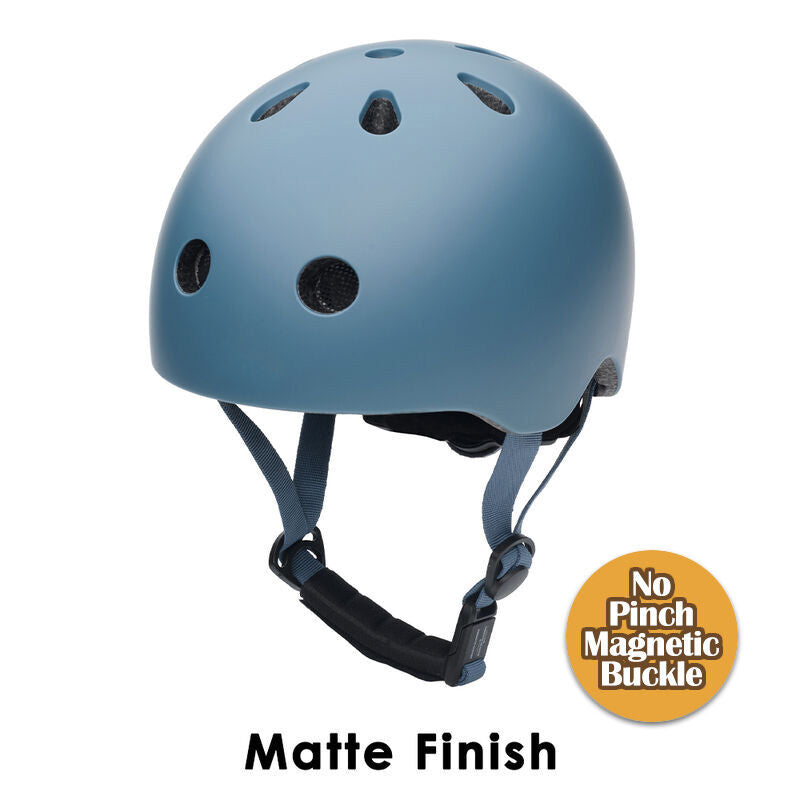 Small/Medium Matte Blue Helmet Pinch-Free