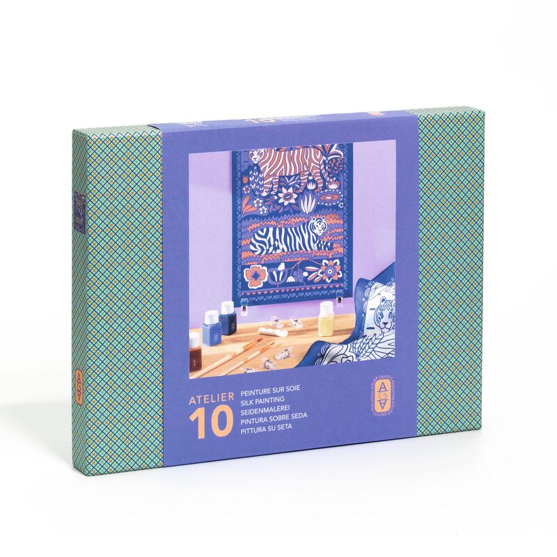 Atelier 10 - Tiger Silk Scarf Painting Kit