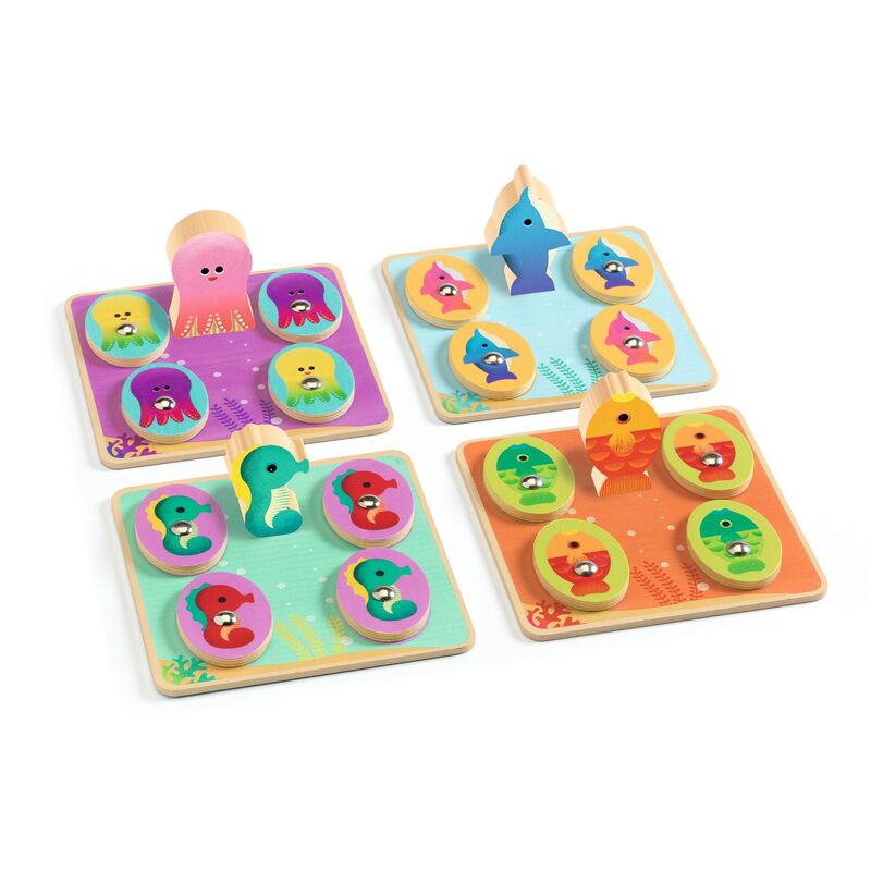 Ludo Sea 4-in-1 Wooden Game