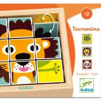 Djeco Touranimo Wooden Animal Puzzle
