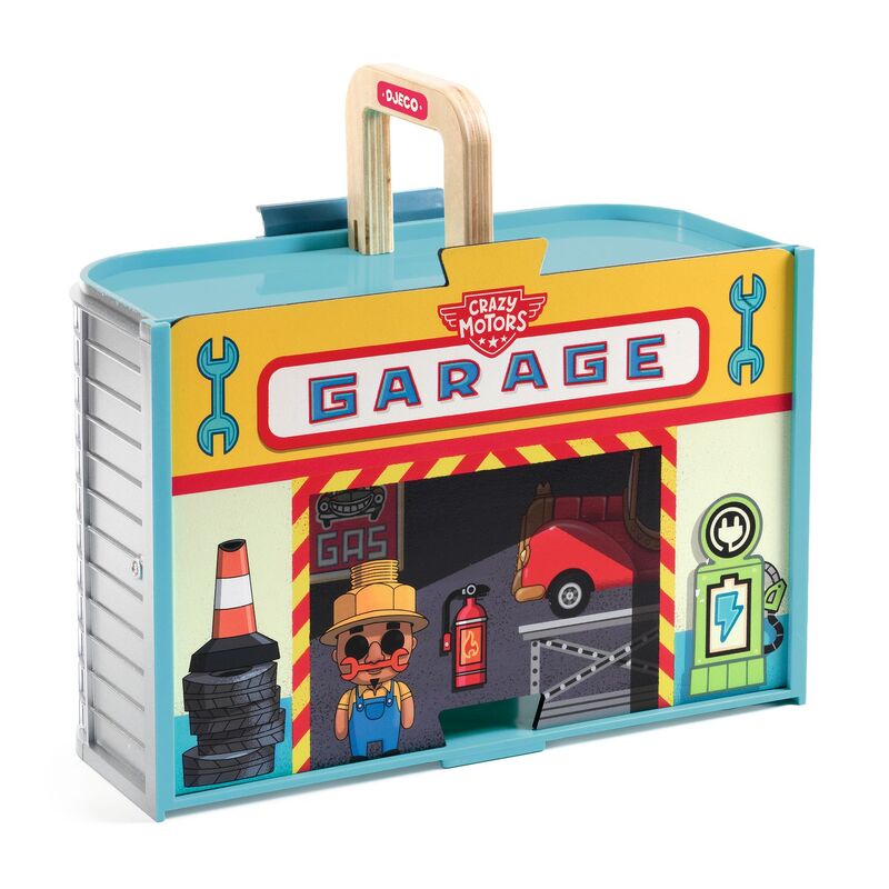 Nomad Garage Portable Crazy Motors Play Set