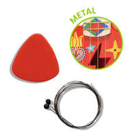 Rock Guitar 4 Metal Strings Small Size