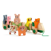 Trainimo Farm Wooden Train