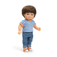 32 cm Pomea Lovely Fred Brown Hair Doll