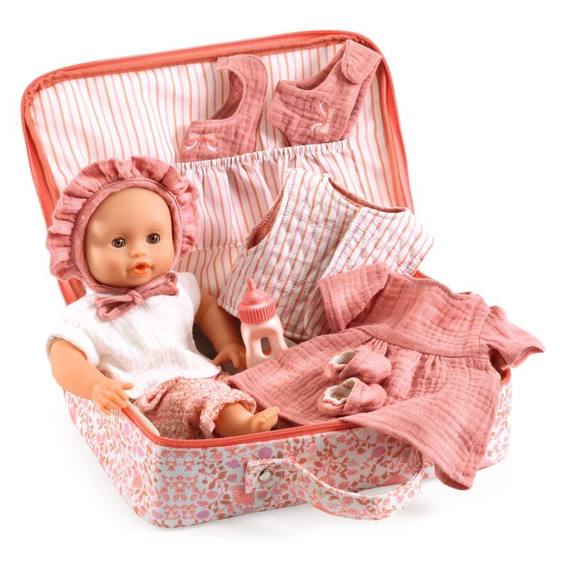 Lily's Suitcase Baby Pomea Doll Play Set